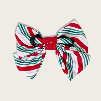 Sailor Bow Tie - Candy Cane Swirl