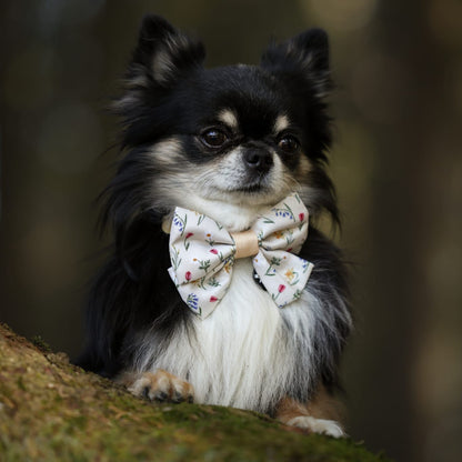 Dog Sailor Bow Tie - Spring Garden