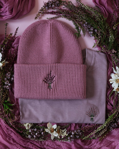 Classic Beanie - Highland Heather - Mauve