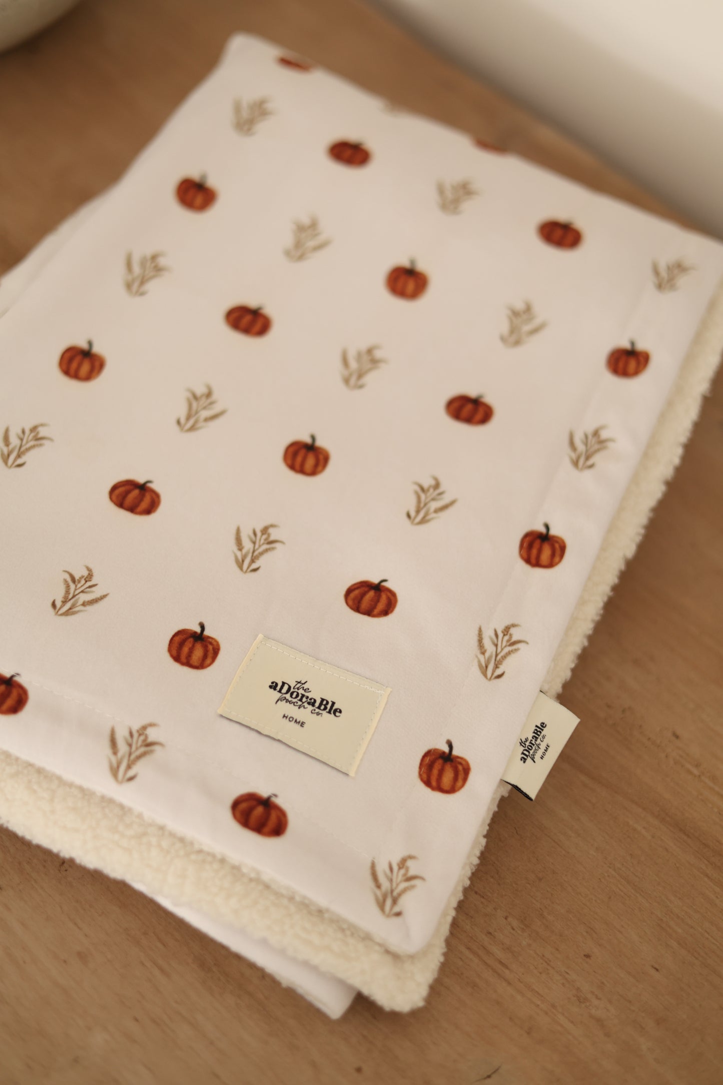 Dog Bed Blanket - Pumpkin Farm