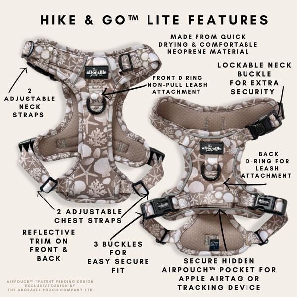 Hike & Go Lite™ Harness - Pebble Bay