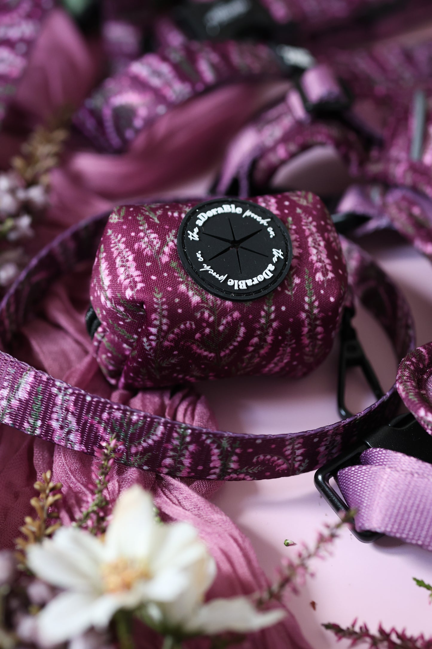 Poop Bag Holder - Highland Heather