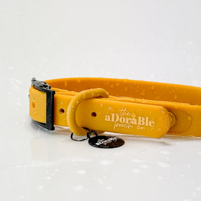 HydroFlex Waterproof Collar - Mustard Yellow