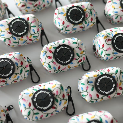 Poop Bag Holder - Festive Lights