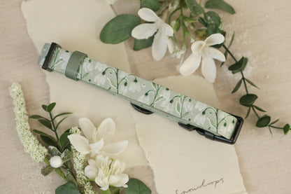 Dog Collar - Silent Snowdrops