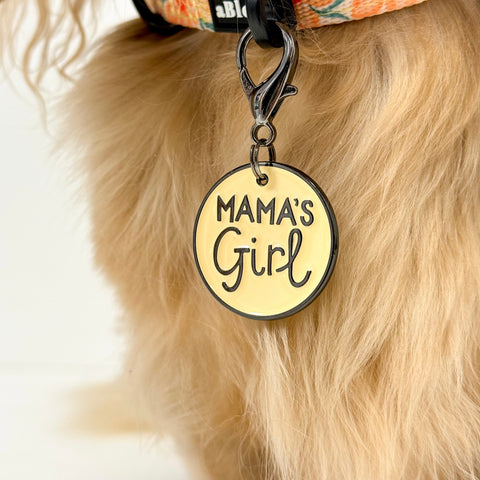 Dog Charm - Mama's Girl - Lemon Sherbet