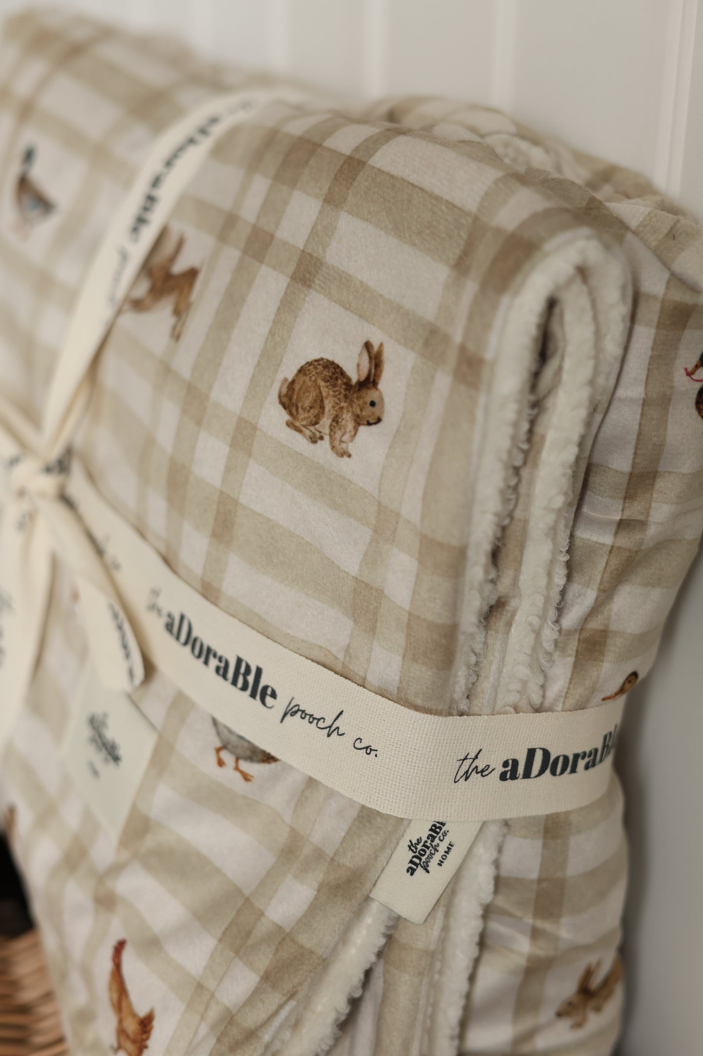 Dog & Puppy Bed Blanket - Cotswold Cottage