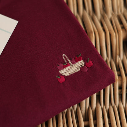Embroidered AP T-Shirt - Crab Apple Cottage