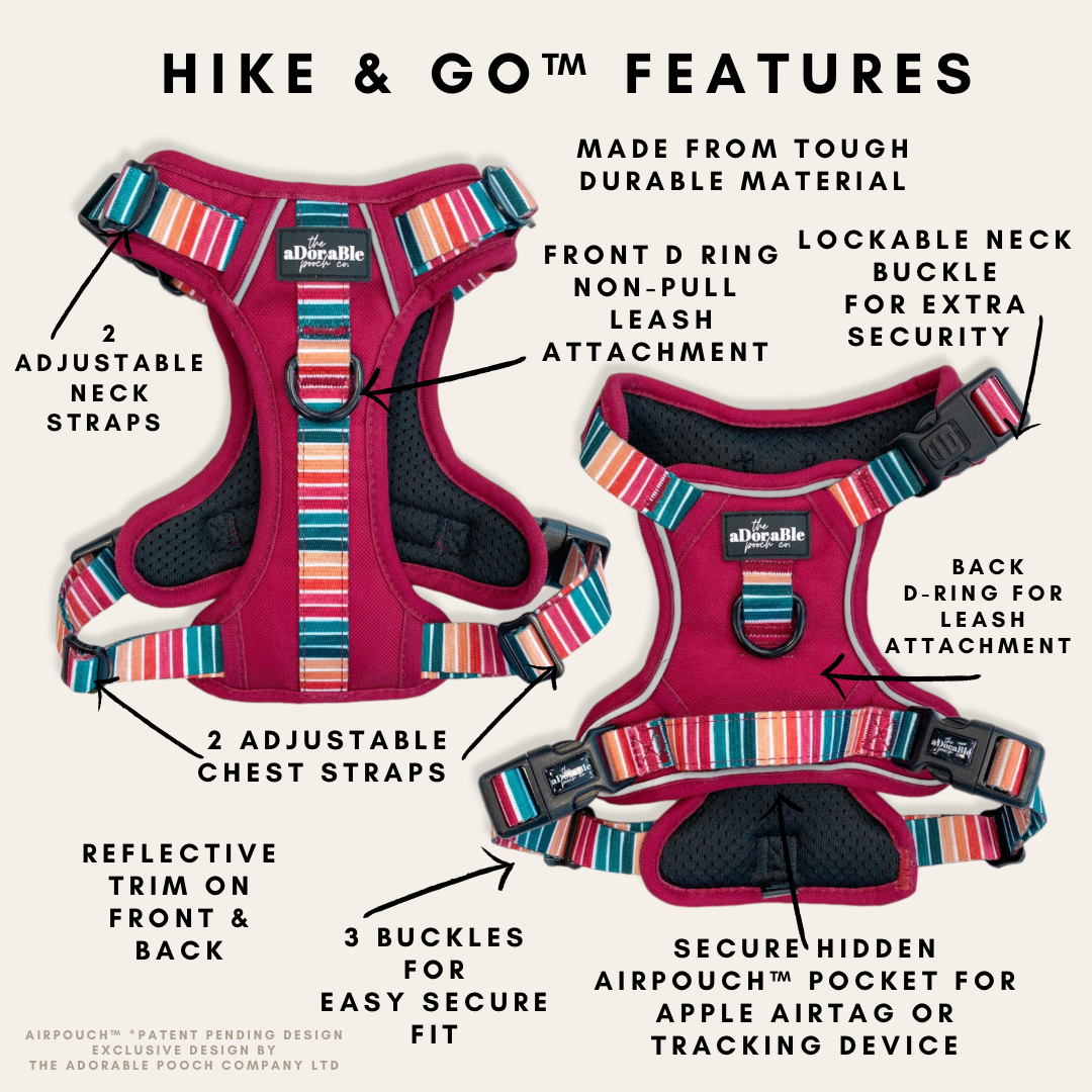 Hike & Go™ Harness - Mulberry Mist