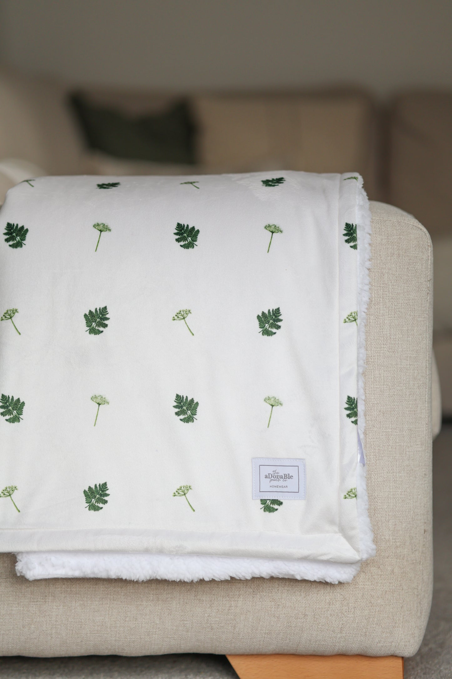 Supersize Soft Blanket - Forest Of Ferns