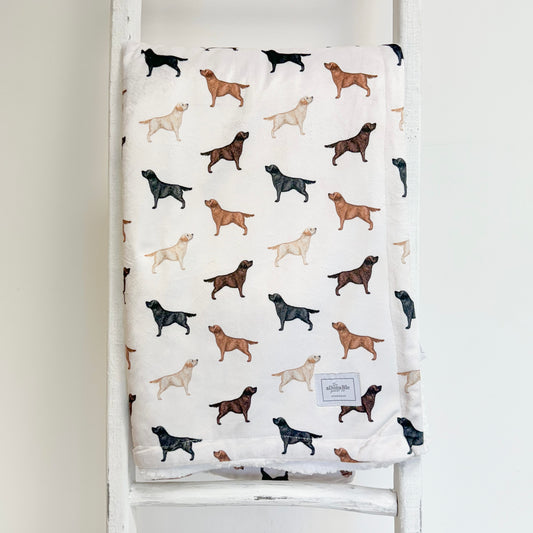 Extra Large Dog Breed Blanket - Labrador