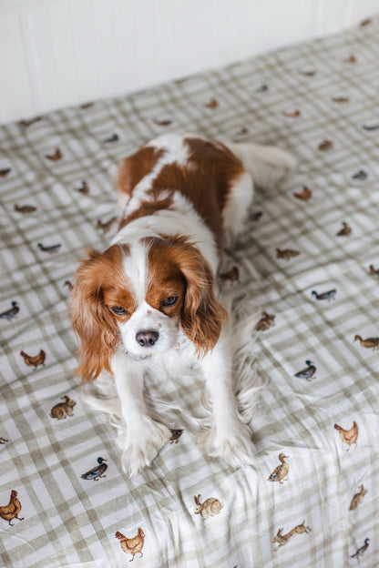 Dog & Puppy Bed Blanket - Cotswold Cottage