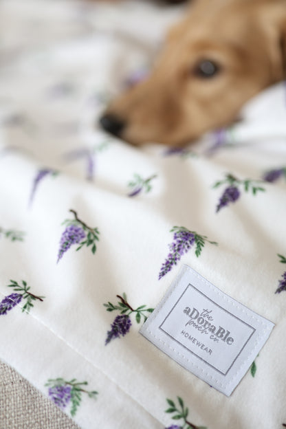 Supersize Soft Blanket - Wisteria Waltz