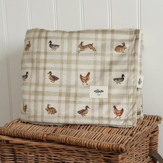 Dog & Puppy Bed Blanket - Cotswold Cottage