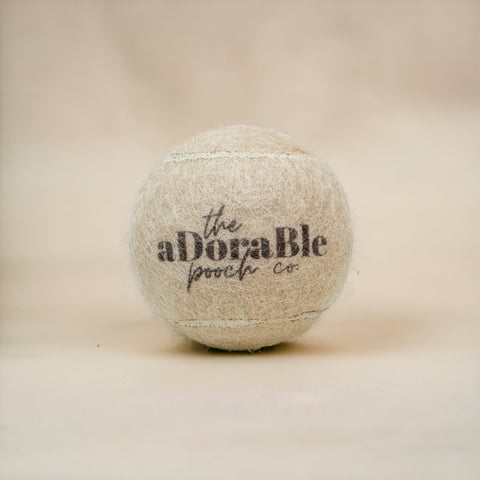 The aDoraBle Pooch Co Tennis Ball - Cappuccino