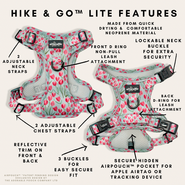 Hike & Go Lite™ Harness - Timeless Tulips