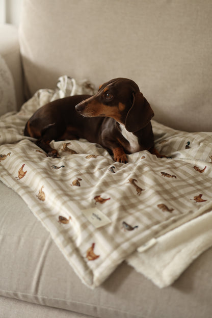 Dog & Puppy Bed Blanket - Cotswold Cottage