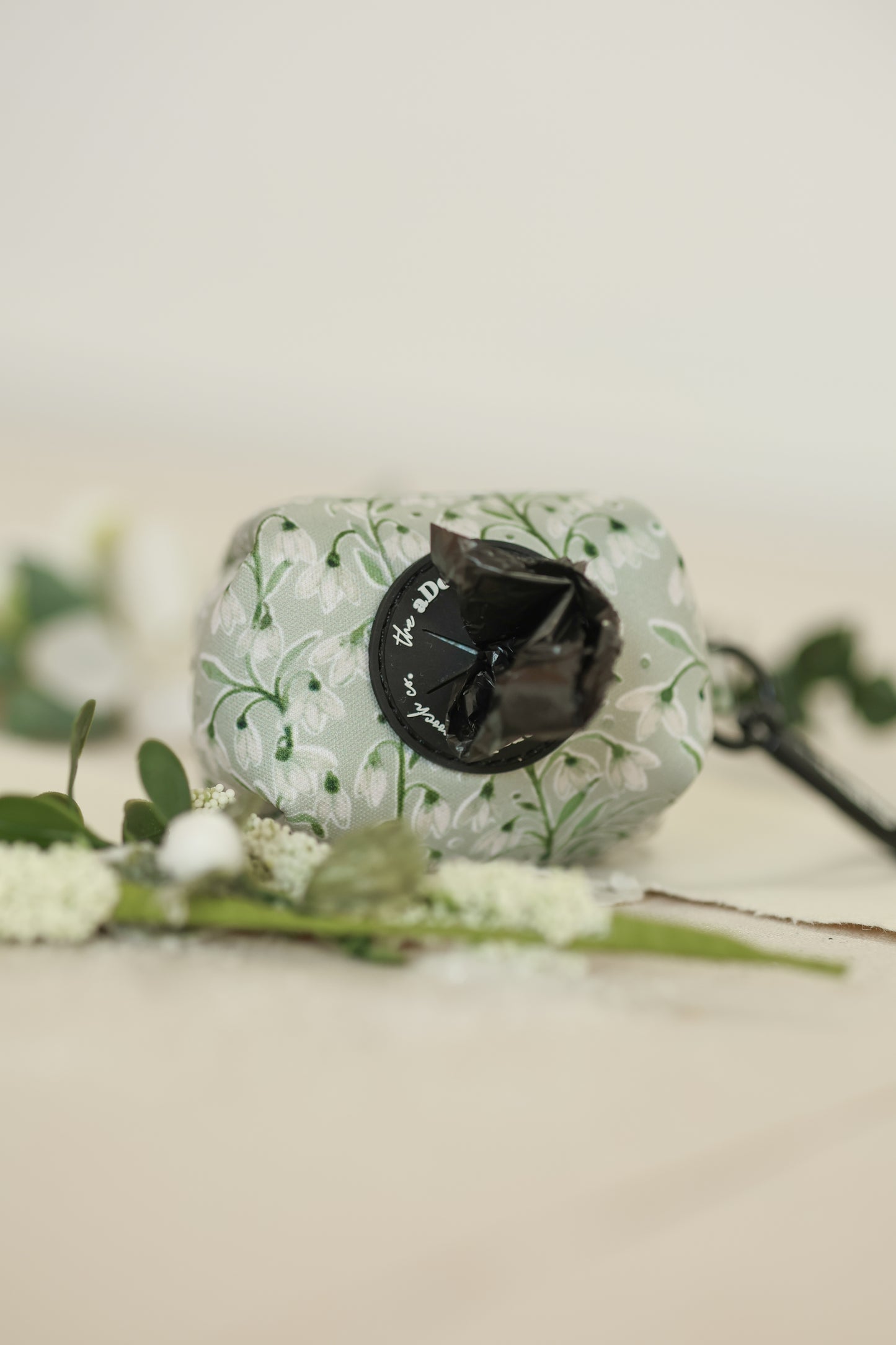 Dog Poop Bag Holder - Silent Snowdrops