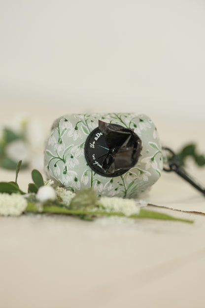 Dog Poop Bag Holder - Silent Snowdrops