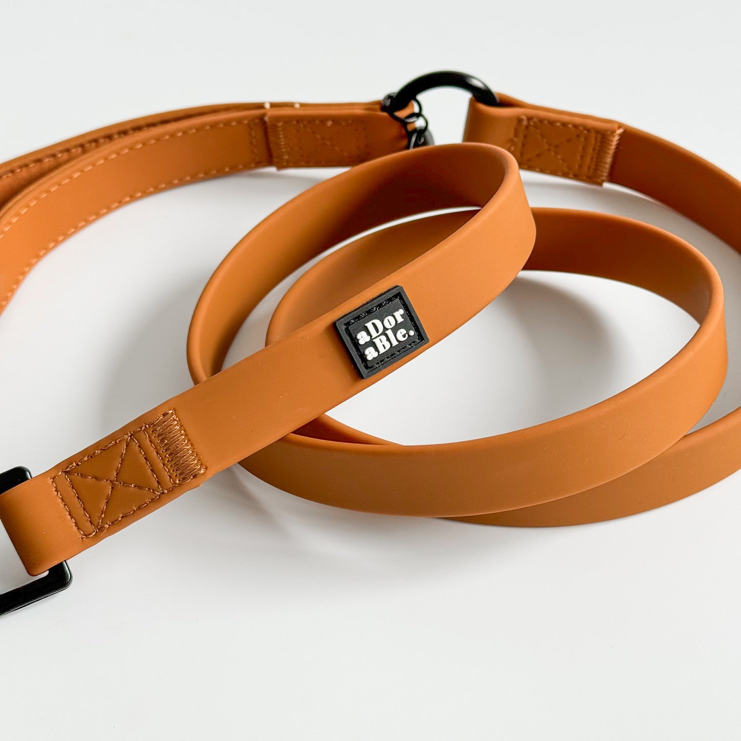 HydroFlex™ Two-tone Waterproof Dog Lead - Gingerbread