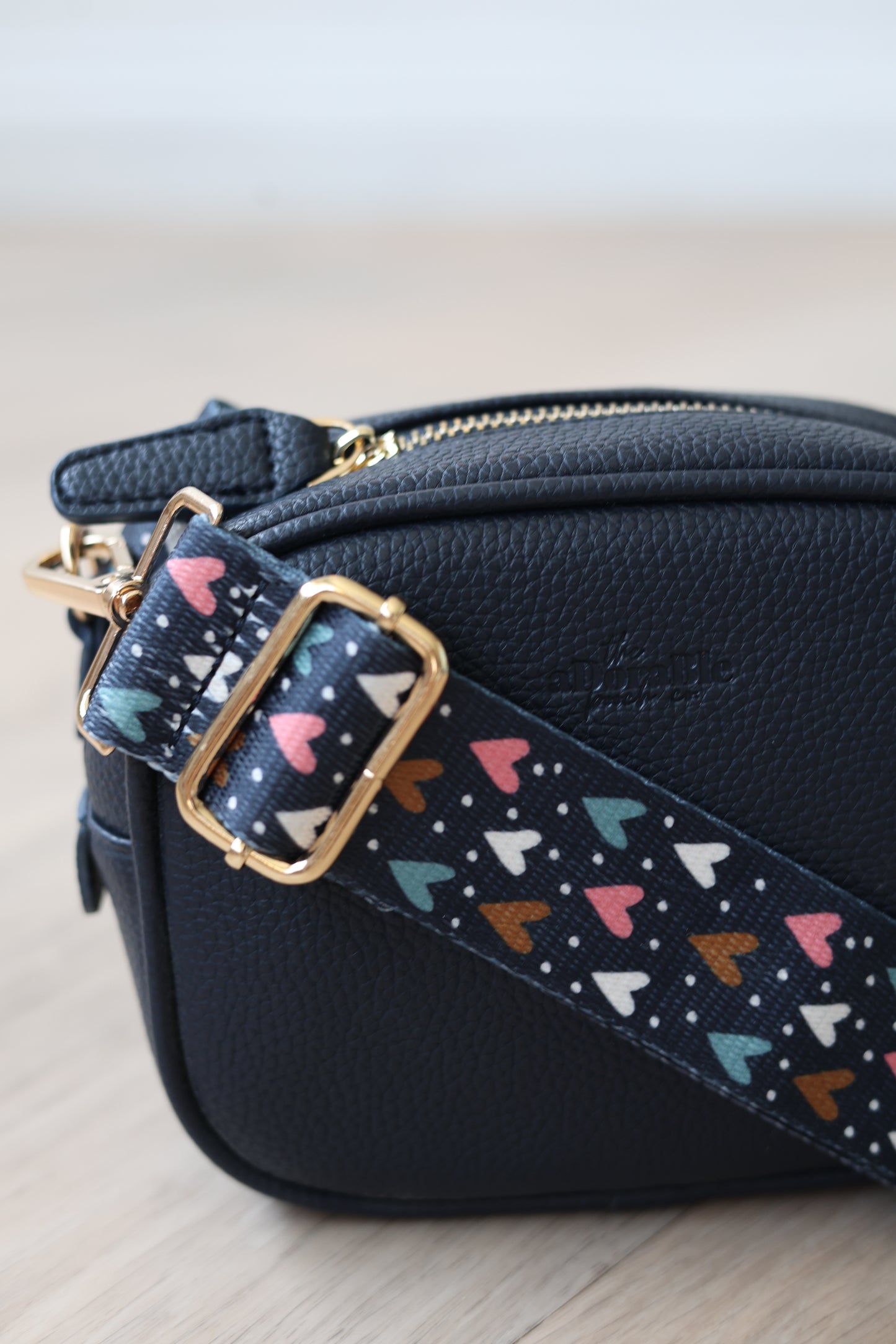 LUXE Vegan Leather Shoulder Bag - Lots Of Love - Clearance