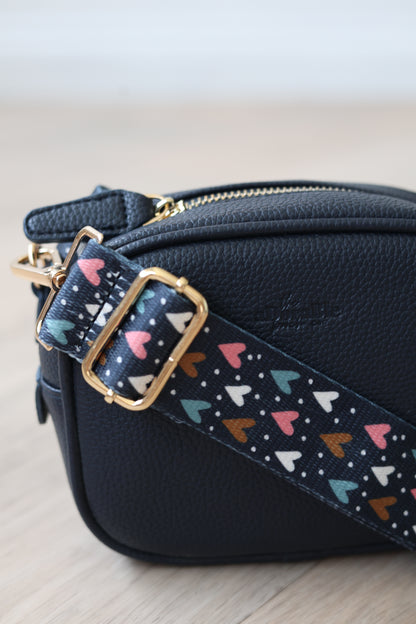LUXE Vegan Leather Shoulder Bag - Lots Of Love - Clearance