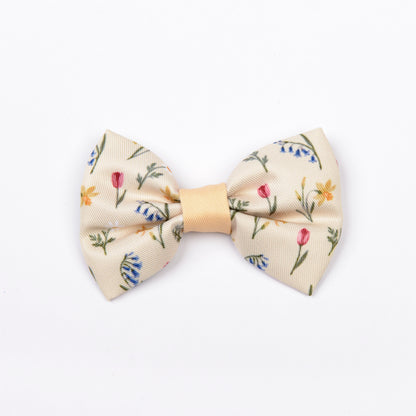 Dog Dickie Bow Tie - Spring Garden