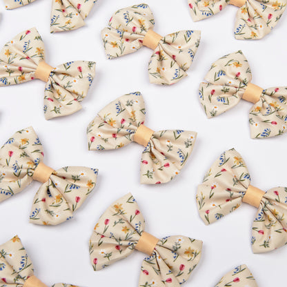 Dog Sailor Bow Tie - Spring Garden