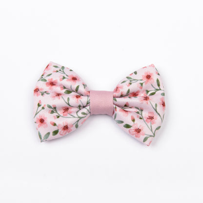 Dog Dickie Bow Tie - Blushing Blossoms