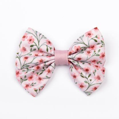 Dog Sailor Bow Tie - Blushing Blossoms