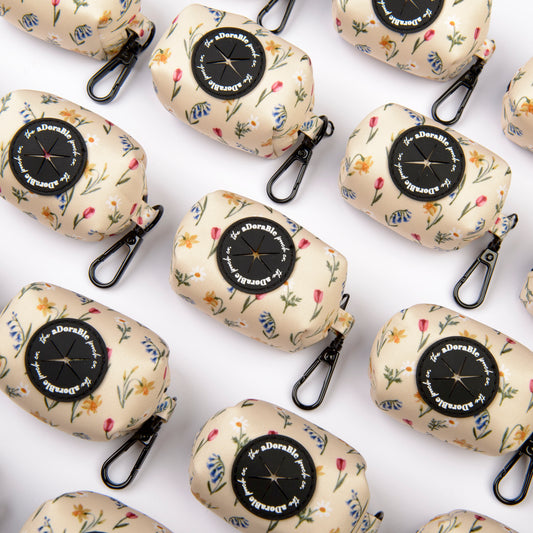 Dog Poop Bag Holder - Spring Garden