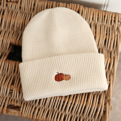 Classic Beanie - Pumpkin Farm - Cream