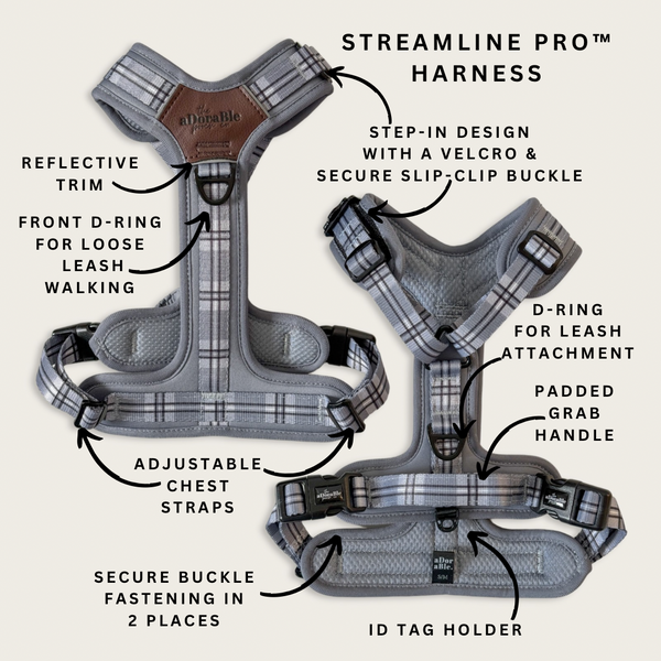 Streamline Pro™ Harness - Heritage Collection - Gunsmoke Grey