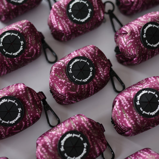 Poop Bag Holder - Highland Heather