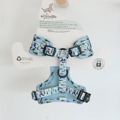 Adjustable Dog Puppy Harness - Apres Ski - XXS