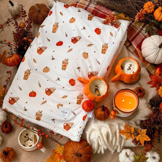 Supersize Soft Blanket - Pumpkin Harvest