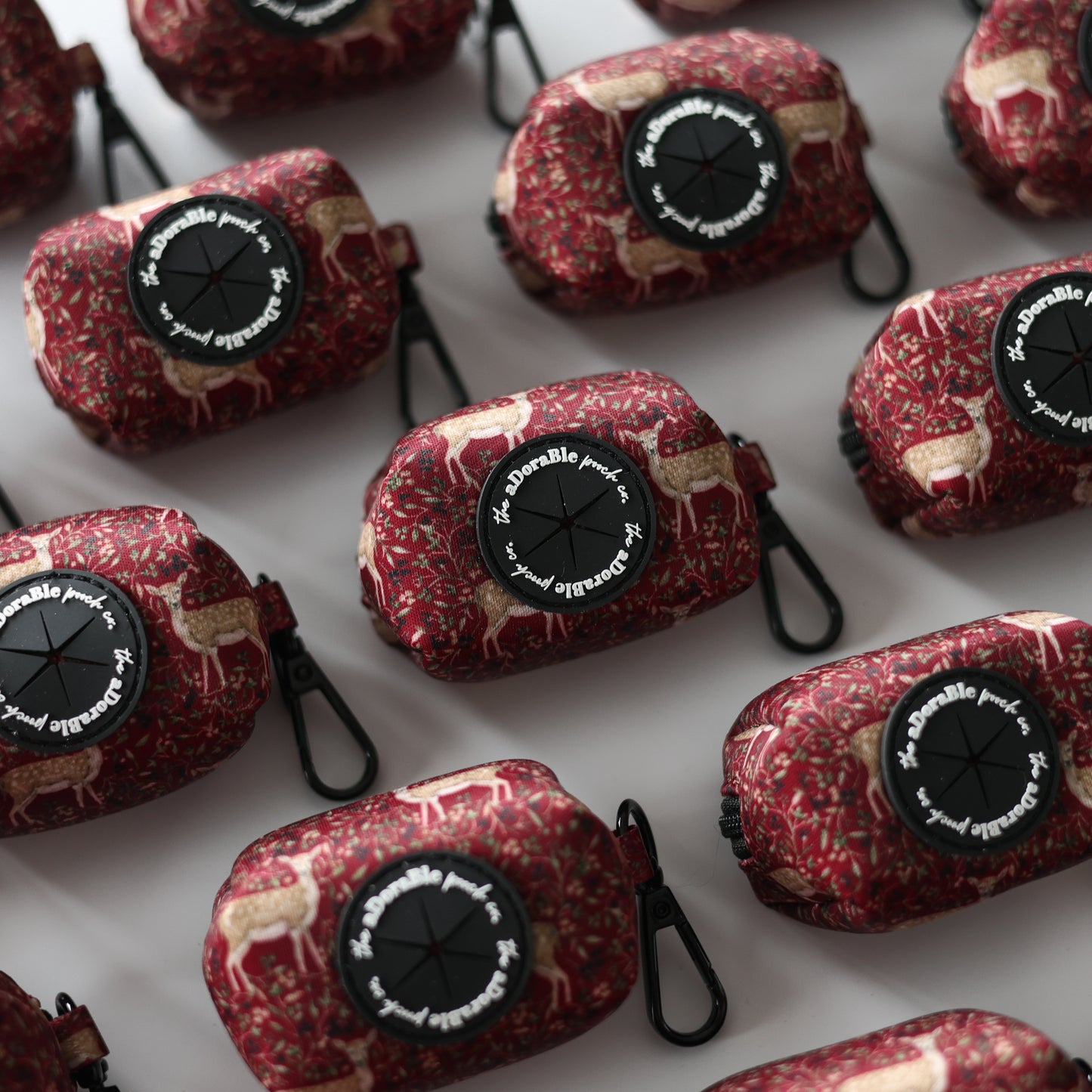 Dog Poop Bag Holder - Winter Fawn