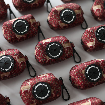 Dog Poop Bag Holder - Winter Fawn