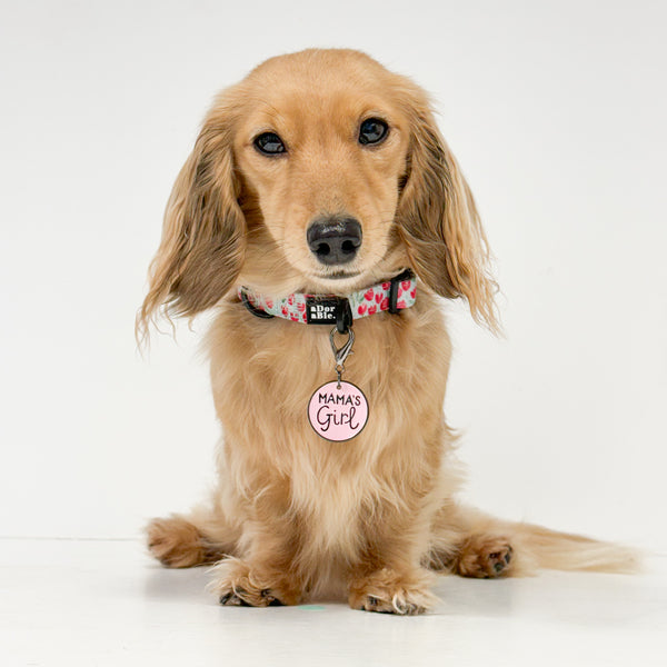 Dog Charm - Mama's Girl - Marshmallow Pink