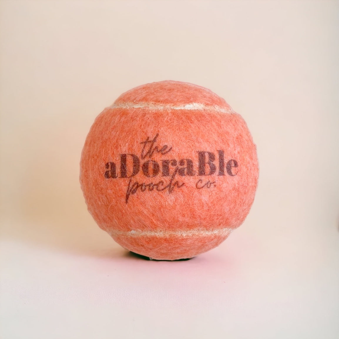 The aDoraBle Pooch Co Tennis Ball - Pumpkin Orange