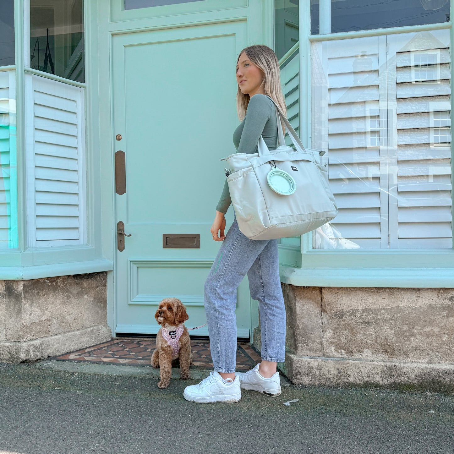 Oversized Tote - Fresh Mint