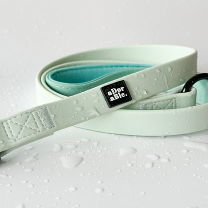 HydroFlex™ Two-tone Waterproof Dog Lead - Frosted Mint