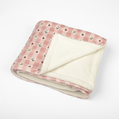 Dog & Puppy Bed Blanket - Blushing Blossoms