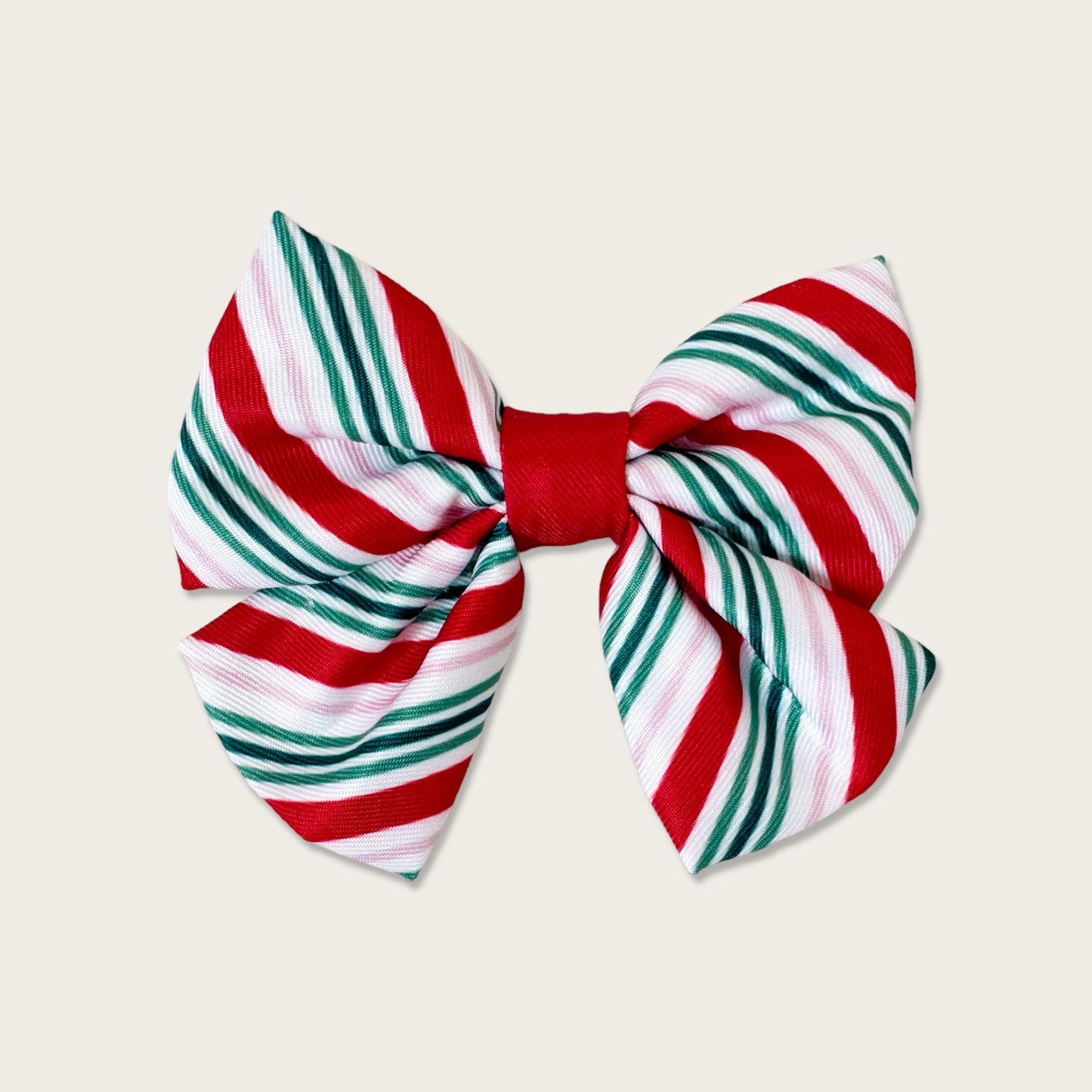 Sailor Bow Tie - Candy Cane Swirl