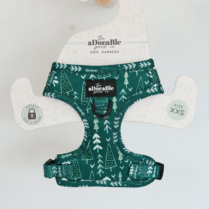 Adjustable Dog Puppy Harness - Woodland Walks - XXS