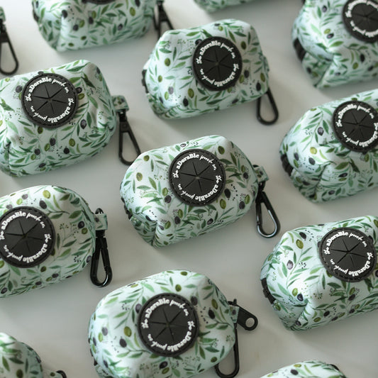 Poop Bag Holder - Olive Grove