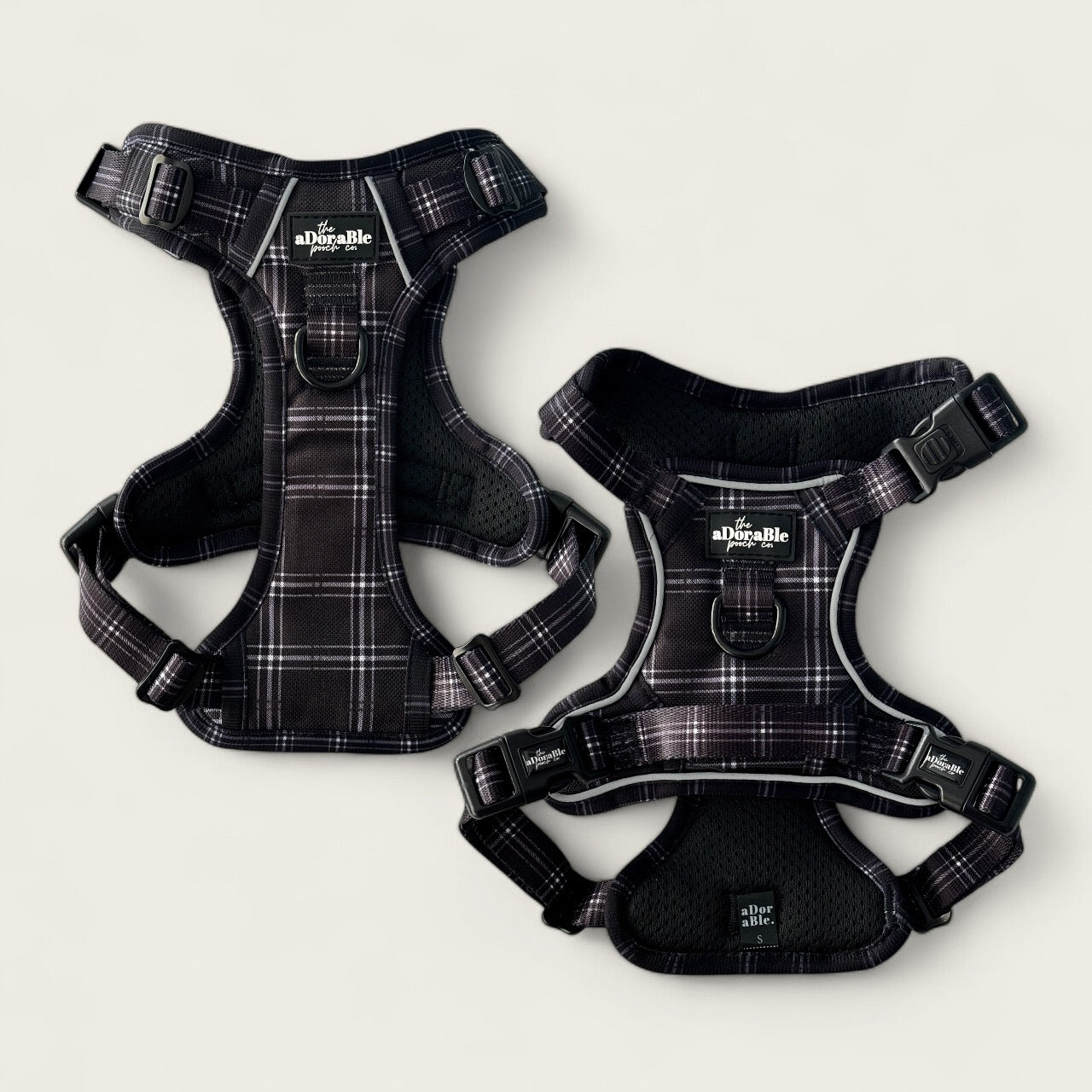 Hike & Go™ Harness - LUXE Noir Plaid