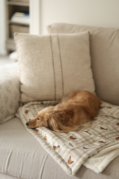 Dog & Puppy Bed Blanket - Cotswold Cottage