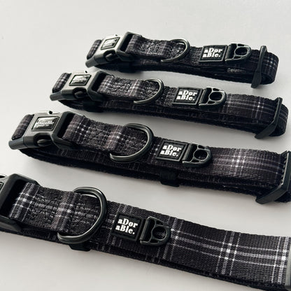 Collar - LUXE Noir Plaid