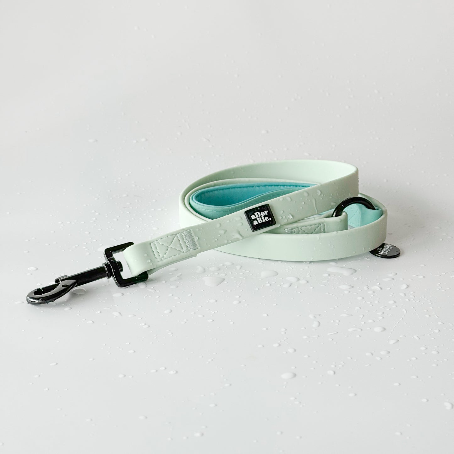 HydroFlex™ Two-tone Waterproof Dog Lead - Frosted Mint